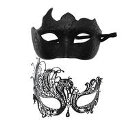 Lace Eye Mask - Stylish Face Accessories, Partner Themed Masks, Carnival Mask | Sparkly Masquerade Mask Set, Birthday Carnival Masking Collection