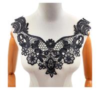 Lace Fabric 1PCS Water-Soluble Lace Embroidery Polyester Light Silk Fake Collar Three-Dimensional Hollow Corsage Collar Flower DIY Clothing(1-364-01)