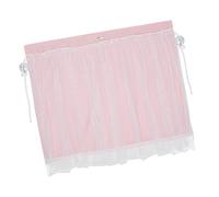 Lace Fabric Car Window Shade Suction Cup Installation Thermal Insulation Regulable Coverage for Privacy and Type Breathability Car Curtains with Suction Cups