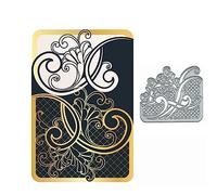 Lace Flower Border Edge Metal Die Cuts,Openwork Lace Greeting Card Cutting Dies Cut Stencils DIY Scrapbooking Decorative Embossing Paper Scrapbooking Card Making