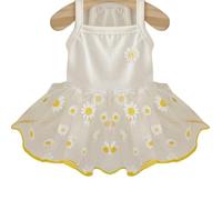 Lace Flower Daisy Dog Dress Pet Skirt for Small Medium Dogs Girl Doggie Puppy Spring Summer Clothes
