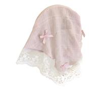 Lace Flower Hair Scarf Headband Street Snap Triangle Headscarf Decorative Headwrap Women Head Covering Travel Hair Scarf