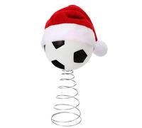 Lace for the Christmas Tree | Santa Hat Football Soccer Topper Decoration - Home Party Table Decoration | For Outdoor Use Winter Holidays Studio Children's Room Front Door Living Room