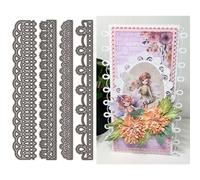 Lace Four Types of Hollow Lace Metal Die Cuts for Card Making