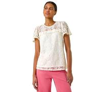 Lace Frill Top Roman Ivory 12