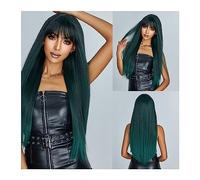Lace Front Wig 65cm/26inch Long Straight Synthetic Wig with Bangs Mixed Grey Blonde Cosplay Lolita Wig for Women Party High Temperature Fibre Hair for Daily Party Use(Color:Wig-WL1085-2)