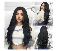 Lace Front Wig Natural Hair Heat Resistant Pelucas De Mujer Purple Body Wave Synthetic Wigs For Women Long Cosplay Party Colorful Wig for Daily Party Use(Color:TB20051-1)