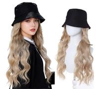 Lace Front Wig Women's Fisherman Hat Wig One-piece Large Wave Natural Full Head Cover