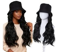 Lace Front Wig Women's Fisherman Hat Wig One-piece Large Wave Natural Full Head Cover