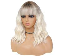 Lace Front Wig Women's Short Hair Wavy Curly Cover