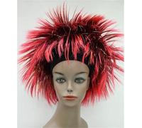 Lace Front Wigs Human Hair Fluffy Wig Full Head Cover Suitable For Natural Party Performances for Women(Multi-colored)