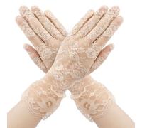 Lace Gloves,White Lace Gloves,Mesh Gloves,Lace Gloves For Women,Sheer Gloves,White Silk Gloves,White Fishnet Gloves,Uv Protection Gloves,Opera Gloves,Women Cute Wedding Golves,Halloween Gloves