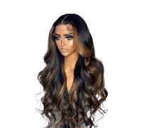 Lace Glueless Wig Human Hair Ombre Body Wave Hd Front Wigs Beautiful(22inches)