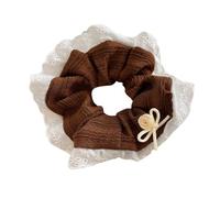 Lace Hair Scrunchies Thick Oversized Hair Scrunchy Elegant Hair Rope Scrunchy Women Ponytail Holder