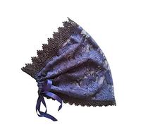 Lace Head Covering for Church Mantilla Veil Catholic Chapel Veil S98, Navy, One Size