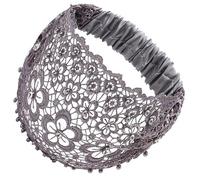 Lace Headbands - Floral Hair Bands, Pearl Elastic Wraps | Pearl Hollow Elastic Headwrap, Stylish Boho Bandana, Wide Lace Design for Girls, Stretchy Head Accessories for Babies, Headbands