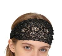 Lace Headbands Floral Pearl Lace Headwrap
