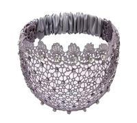 Lace Headbands Vintage Eyelet Elastic Rhinestone | Wide Floral Lace Pearl Head Wrap for Party Dating Leisure Wedding Ceremony