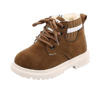 Lace Infant Girls Toddler Warm Short Booties Boots Baby Boys Ankle Shoes Kids Up Mike