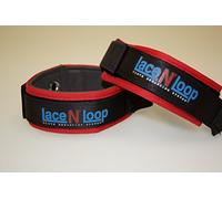Lace N Loop Straps (Pair) (Red & Black)
