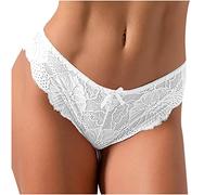 Lace Panties for Women,Knickers Size 12,Underpants,Panties,Sexy Underwear,Briefs,Ladies Full Brief,Low Rise Knickers,Thin Knickers White Size 6