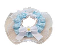 Lace Princess Cats Collar Necklace Pet Accessories Puppy Kitten Collars with Small Flower Adjustable Bib Bandanas for Dogs Graduation for Bandana Collar for Spring for Girl