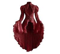 Lace Renaissance Dress Women UK Sale Clearance Vintage Medieval Victorian Dress Retro Lolita Dress Gothic Punk Halloween Costumes Rockabilly Swing Dress Party Carnival Goth Fancy Dress Ball Gown