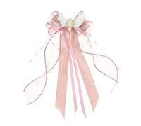 Lace Ribbon Hair Bows 2000s Wing Hair Clip Costume Hairclip Lady Hair Barrette Bowknot Hairpin Women Teens Ponytail Holder