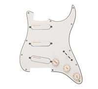 Lace Sensor Hot Gold Loaded Pickguard SSS Black