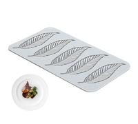 Lace Silicone Mold 5 Cavity Shape Tuille Molds DIY Non-Stick Lace Mold Flexible Food Grade Reusable Heat Resistant Silicone Moulds for Fondant Chocolate