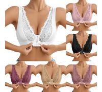 Lace Splicing Ice Thin Breathable Sports Bra Without Ring Bra Running Girl Sports Bra (White, XL)