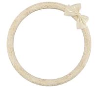 Lace Steering Wheel Cover 15 Inch - Non-Slip Black Bow Decor Protector