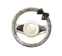Lace Steering Wheel Cover for Car - Car Accessories with Bow Design 38 cm, Steering Wheel Protector for Women Drivers, Trucks, Sedans, SUVs, Urban Driving, Daily Journeys, Travel, Road