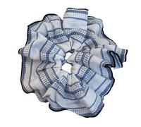 Lace Striped Hair Tie Multilayer Hair Buns Scrunchies Elastic Hair Rope Scrunchy Elegant Hairband Female Hair Ornaments