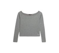Lace T-shirt for women Superdry Ath Ess Gris M