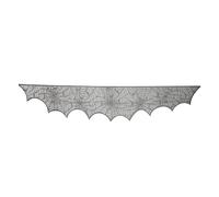Lace Table Runner,Black Spiderweb Halloween Table Decor | Fireplace Placemat for Haunted House Home Bar Harvest Scary Themed Restaurant