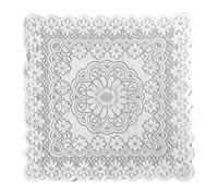 Lace Tablecloth, Square Vintage Lace Tablecloth, Square Coffee Table Cover Cloth Vintage Embroidered Style Crochet Small Table Cloth for Outdoor Tea Party Reception Dinner Home Decor (90* 90cm)