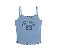 Lace tank top with women's pattern Superdry Athletic Bleu 2XS/XS