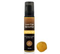 Lace Tint Melting Hair Mousse, Mocha Light Brown Foam Spray for Lace Front Wig Toupees Hair pieces, Lace Tint Mousse for Women Hair Wig Lace Wigs Toupees and Natural Finishing Lace Color, 105ml