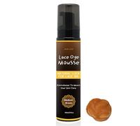 Lace Tint Melting Hair Mousse, Mocha Medium Brown Foam Spray for Lace Front Wig Toupees Hair pieces, Lace Tint Mousse for Women Hair Wig Lace Wigs Toupees and Natural Finishing Lace Color, 105ml