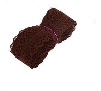 lace Trim Lace Trim 28mm 5 Yards No Stretch DIY Garment Fabric(Bruin)
