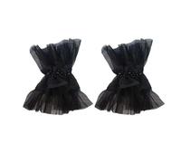 Lace Trim Manicure Sleeve Nail Art Decoration Mesh Hand Cuff Romantics Arm Cuff Wristband Exquisite Sleeve Wrist Cuff For Wedding Prom