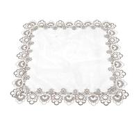 Lace Tv Screen Dust Cover 31.5x31.5in Silver European Wall Mounted