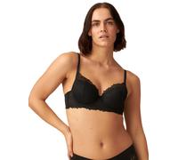 Lace Underwired Bra with Straps - Black 34B