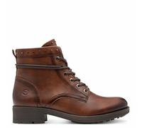 Lace-Up Ankle Boots Cognac