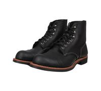 Red Wing Mens 8084 Iron Ranger Boots in Black Leather - Size UK 8