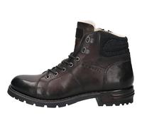 Lace-up leather ankle boots Bugatti dark grey Gris 41