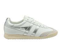 Lace-up leather sneakers for women Gola Torpedo Mirror Argenté 36