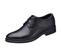 Lace-Up Shoes Men's Boys Suit Shoes Derby Oxford Wedding Shoes Black Men's Shoes Business Suit Men's Derby Shoes Men's Leather Low Shoes Men's Black Low Shoes Men's Leather, black, 12.5 UK