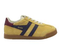 Lace-up suede trainers for kids Gola Elan Jaune 31